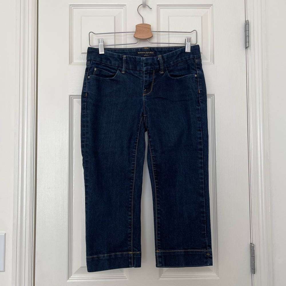 Banana Republic capri cropped petite jeans